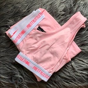 Pink PLT Sports Bra & Legging Set